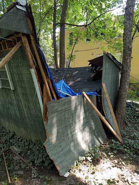 shed carpentry repairs